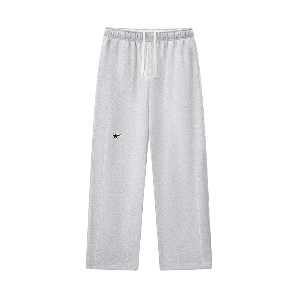 Contrast-Stitched Fleece Sweatpants