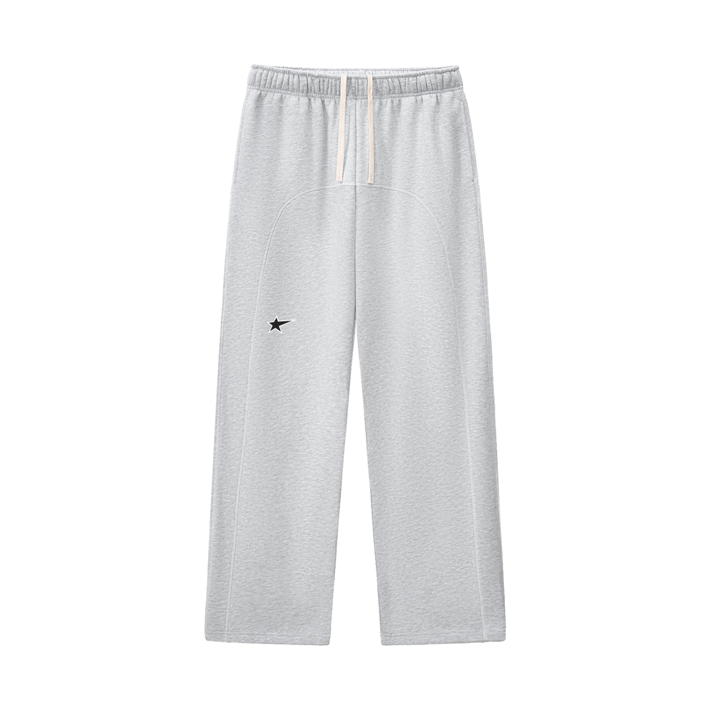 Contrast-Stitched Fleece Sweatpants