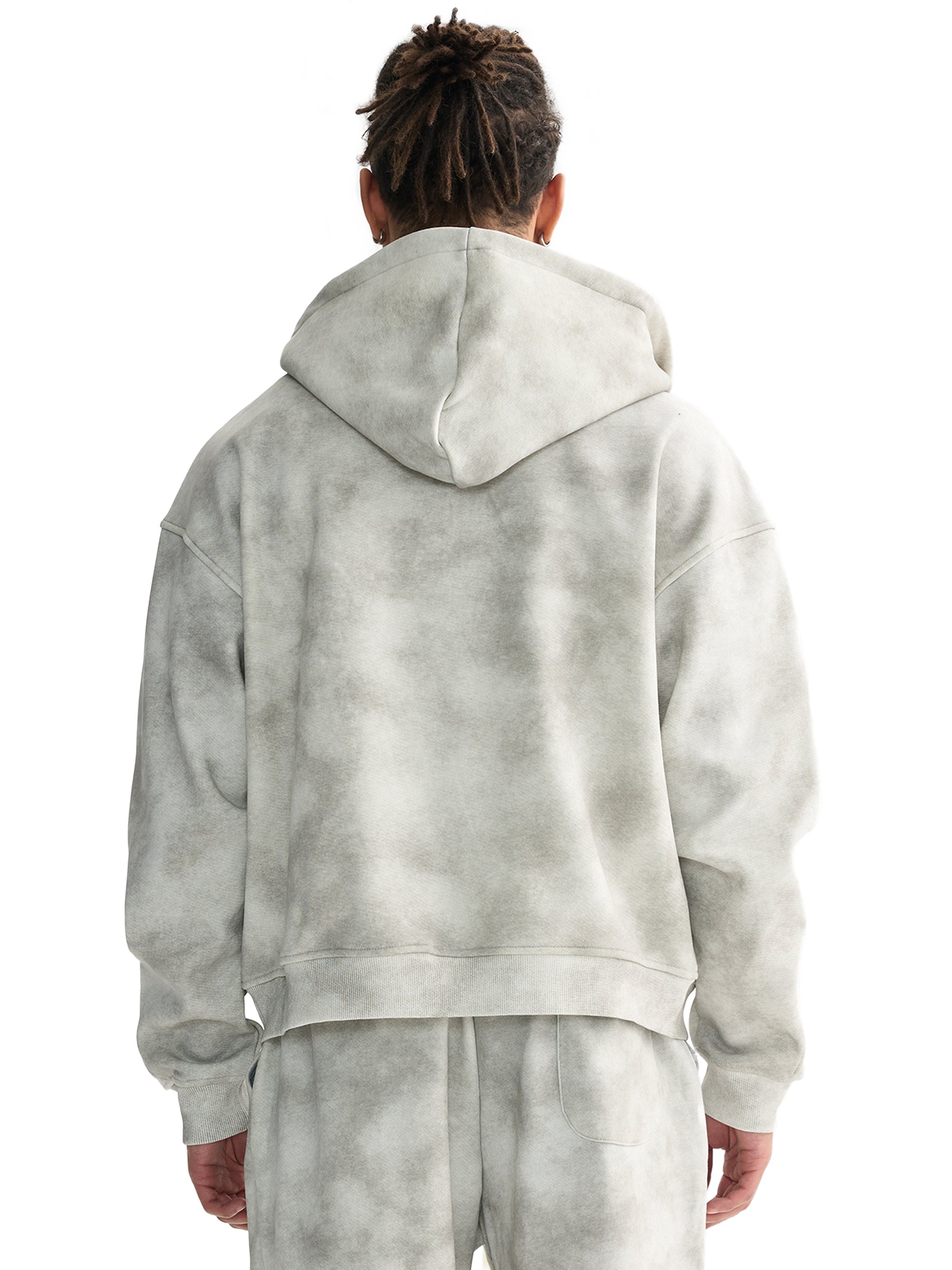 Cream Washed Hoodie