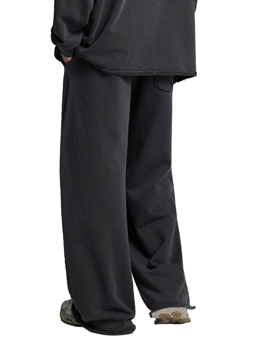 Snow Washed Raw Edge Sweatpants